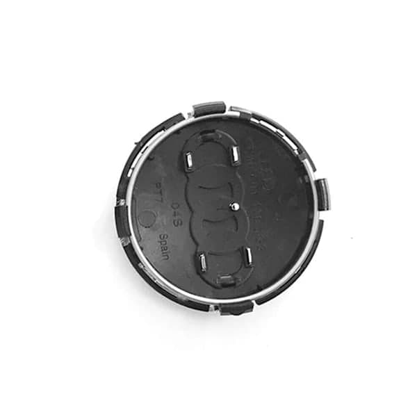 4-pack - Audi navkapslar / hjulnavemblem - bil 69 69 svart