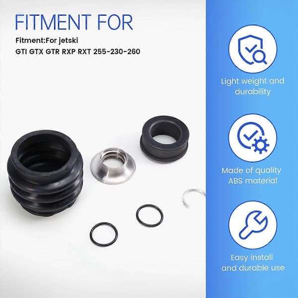 For BRP Seadoo Jetski GTI GTX GTR RXP Carbon Ring Kit Bellows Boot