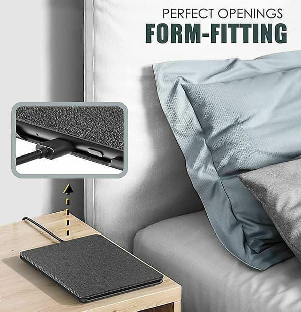 6,8 tommer Smart Cover Folio-etui til Kindle Paperwhite 5 11. generation 2021 Sort Black
