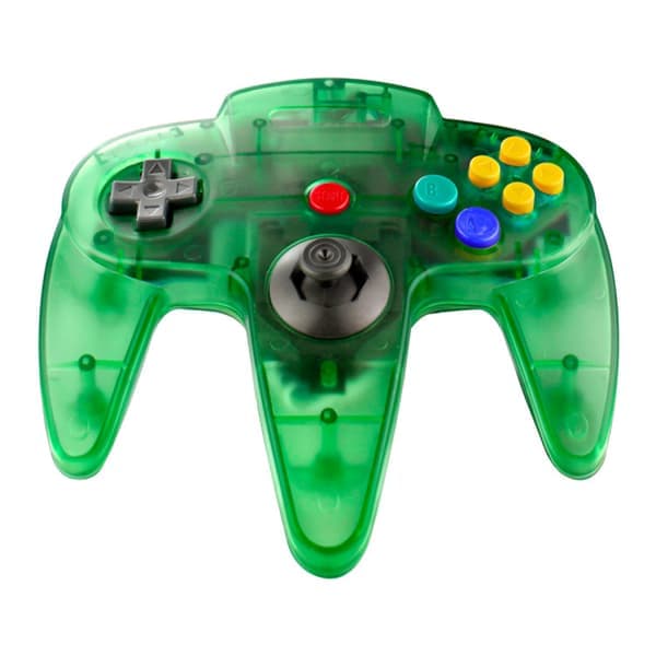 Klassisk USB-controller til N64-spil, USB Retro N64 Gamepad Grøn