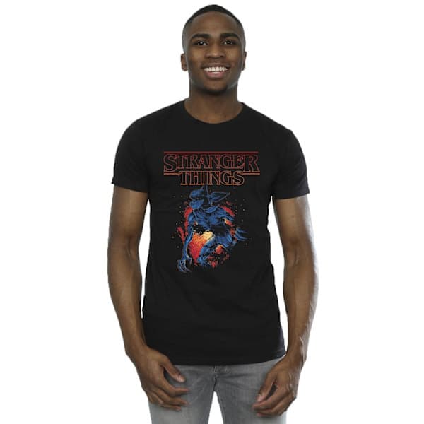 Netflix Stranger Things Demo Cave T-shirt S Sort Sort S Black S