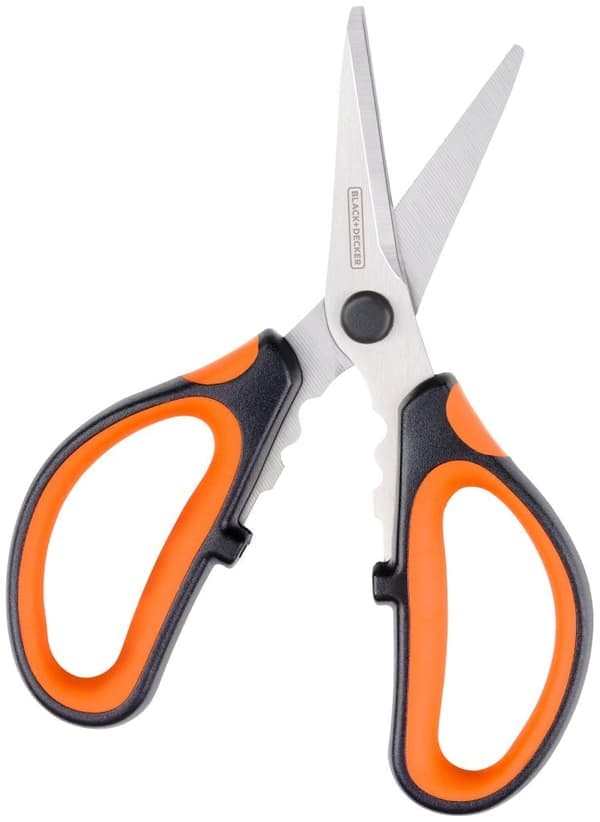 Black+Decker trädgårdssax 15 cm / sekatör för växter / trädgård