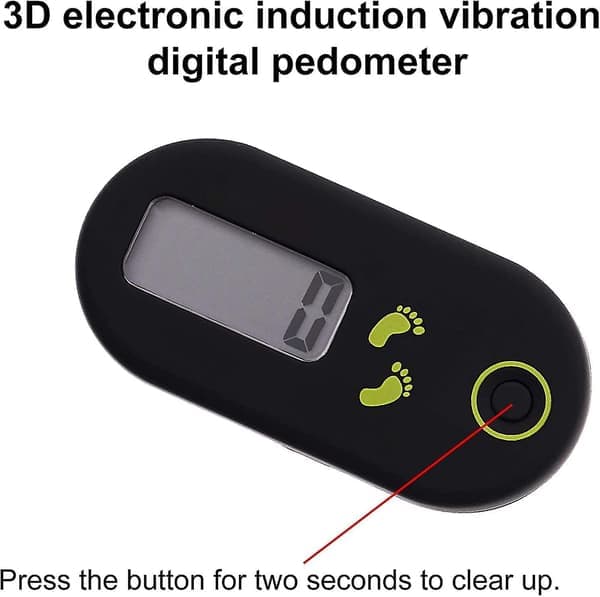 Mini Skritteller Klips 3d Digital Skritteller Kaloriteller Bærbar Skritteller For Jogging Vandring Løping Gåing