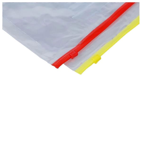 20 STK Glidelåsmapper i plast for A5-papir