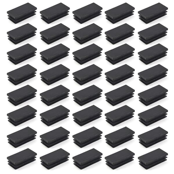 Plastik blindprop rørindsatser 25mmx50mm 40 stk. sort