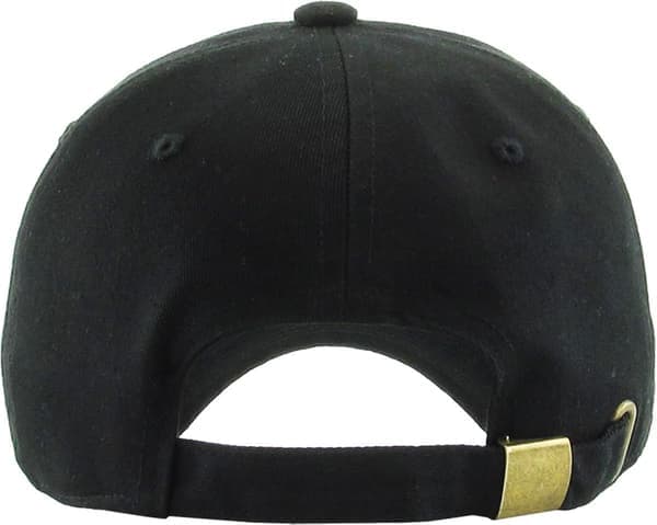 Lavprofil bomullscap menn kvinner baseballcap pappa-hatt justerbar