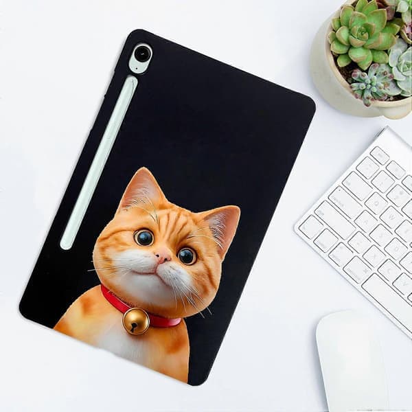 Etui til Samsung Galaxy Tab S9 FE/Tab S9 Mønstertryk Slankt TPU Tablet Beskyttelsesetui