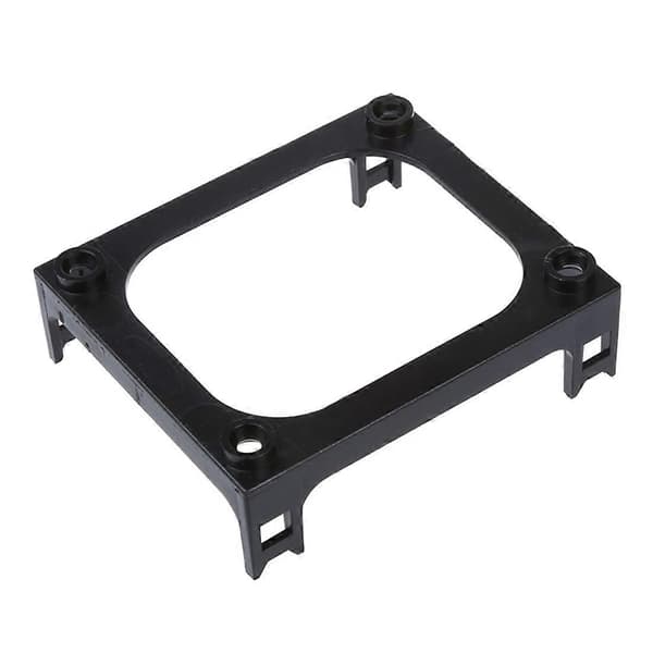 Svart CPU-vifte monteringsbrakettbase i plast for Socket 478