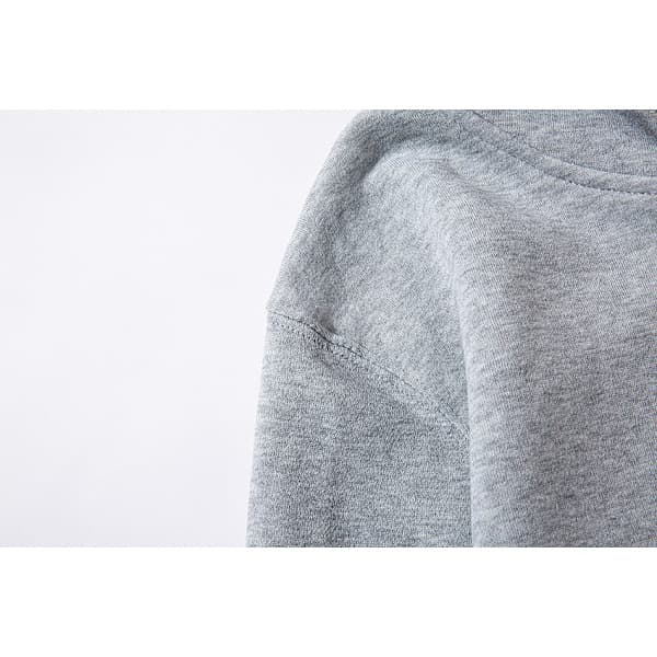 Stranger Things Tryckt Pullover Hoodie med Fleecejacka - Ljusgrå - Storlek M Ljusgrå Ljusgrå M Light Gray M