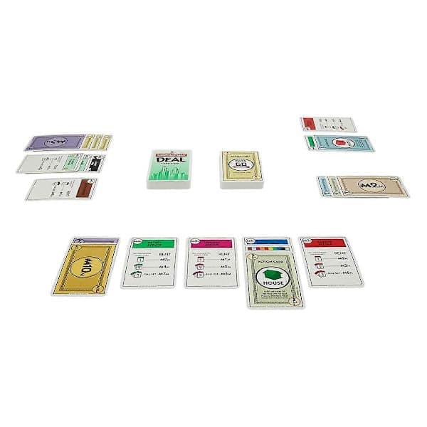 Monopoly Deal -korttipeli - Nopea perhekorttipeli, virallinen [PB] -versio, sininen blue
