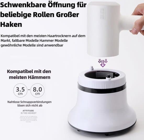Professionelt hårtørrertilbehør med diffuser, universelt diffuser-mundstykke, justerbar hårtørrer-diffuser velegnet til krøllet og bølget hår.