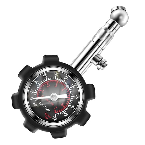 Bil 100Psi Multifunktionell Däcktrycksmätare Däcktrycksövervakningsmätare Däcktrycksmätare