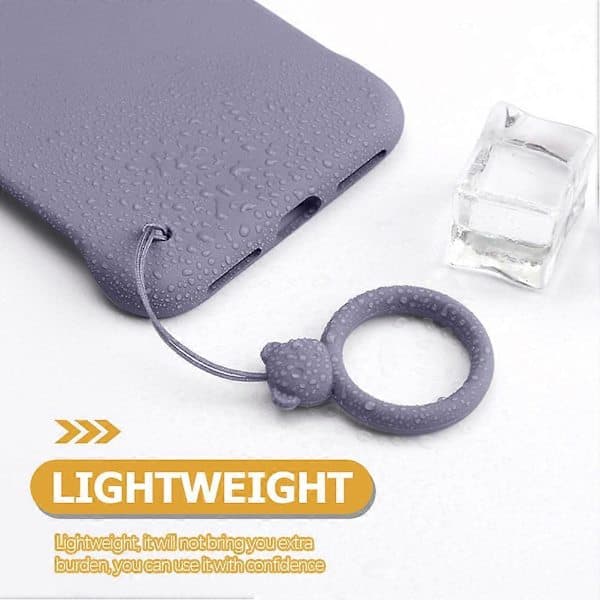 Silikone Telefon Ring Rem Finger Snor Greb Holder 50 stk. Blandede Farver