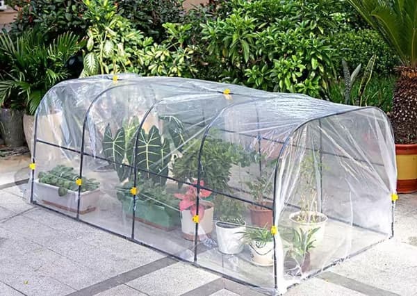 Drivhus til haven - tunneldrivhus - 50*100*55 cm - velegnet til dværgblomster, grøntsager og frugter