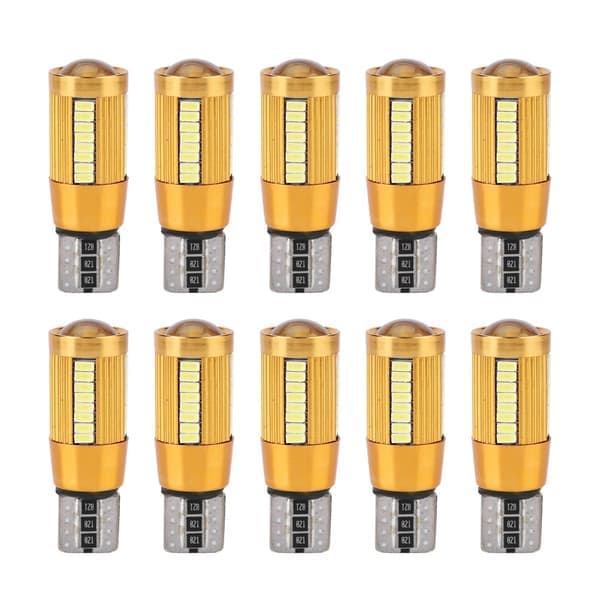 10 stk T10 3014 38SMD LED Bil Dekoding Canbus Pære Feilfri Sidemarkeringslys Skiltlys