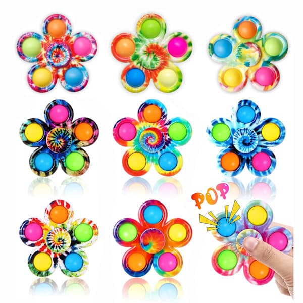 ( ) Fidget spinner flerfarvet