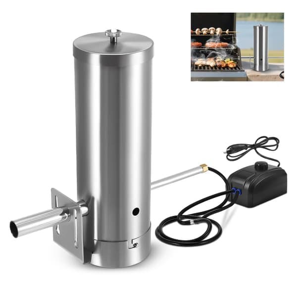 Premium kaldrøykgenerator - BBQ-røyker i rustfritt stål for varm/kald røyking