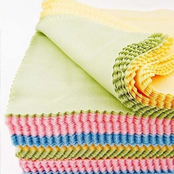 10 stk. pudseklude til briller mikrofiber økonomipakke solbriller skærmbriller tilbehør