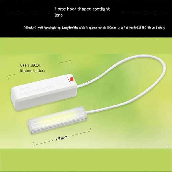GUAGE TINYWORLD 3W Focus LED-lys til makrofotografering Speedlight Softbox Flash Diffuser Reflektor Snoot Linseoptimeringsudstyr