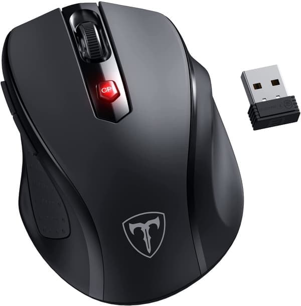 HOTWEEMS D-09 Trådløs mus for bærbar PC - Ergonomisk Plus Com