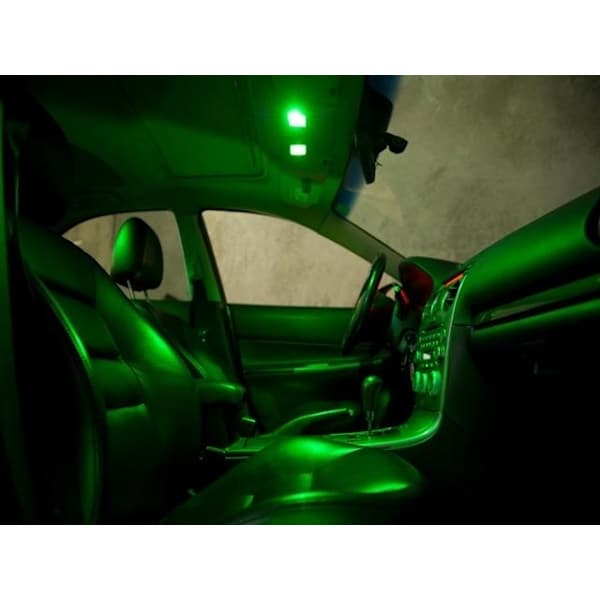 C5W SV8.5 LED-lamppu Canbus, 41-42 mm, vihreä, 2 kpl. 41mm Vihreä 2 kpl 41mm Grön 2-pack