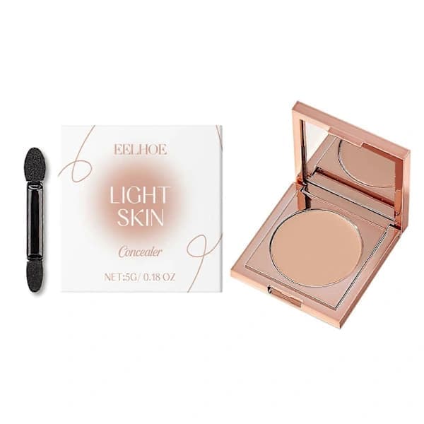 Hög täckning tonad lera CC ögonconcealer, återfuktande concealer för kvinnor - prisvärd lättviktsversion