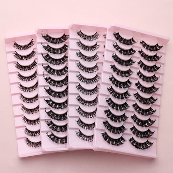 10 paria 3D Mink DD Curl venäläisiä tekoripsiä TK03 TK03