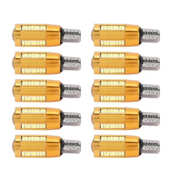 10 stk T10 3014 38SMD LED Bil Dekoding Canbus Pære Feilfri Sidemarkeringslys Skiltlys