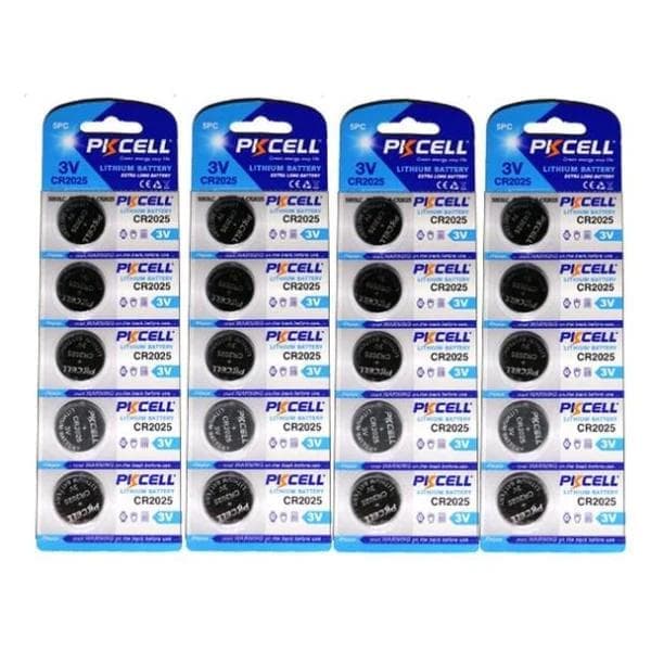 Batteri CR2032 20-pack PKcell (4x5-pack) Aluminium
