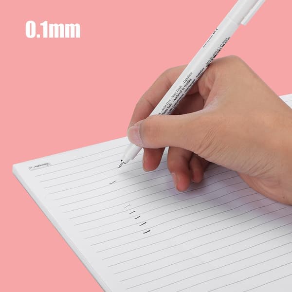 10 stk. Micron Liner Fineliner Penne Sort Blæk til Tegning Skitse Model Legetøj (0,1 mm)