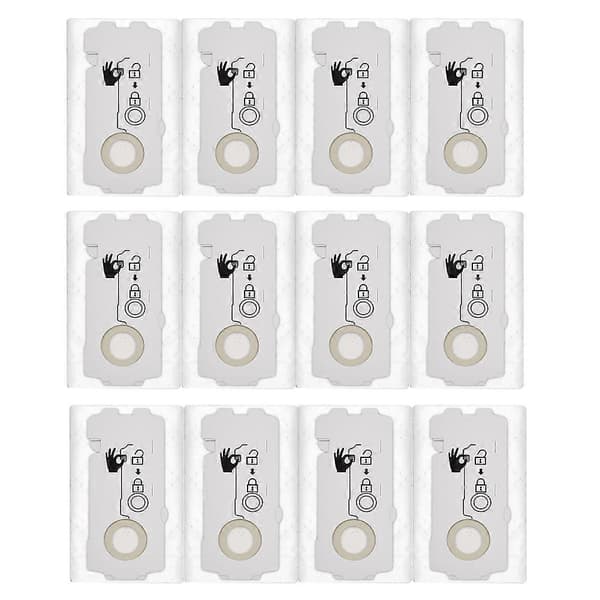 12-pack 204308 dammsugarpåsar för Festool CT Mini CT MIDI från 2019 och framåt, dammsamlare dammutsugstillbehör