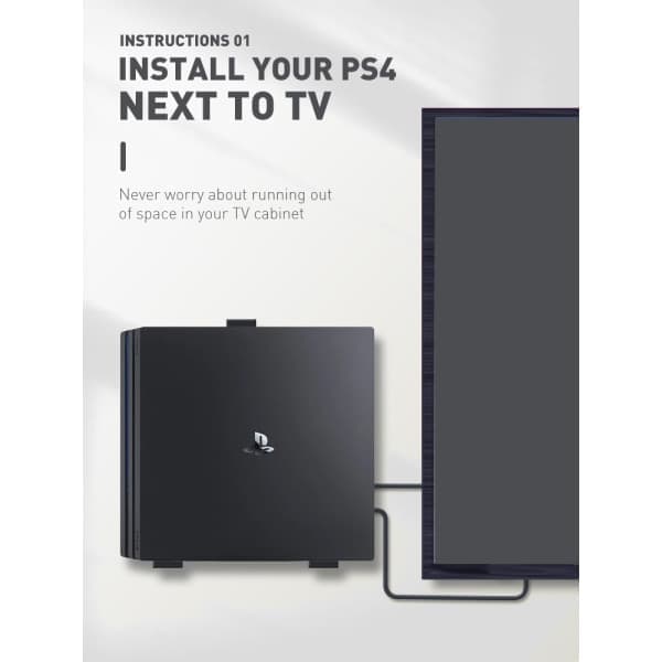 Seinäkiinnike PS4-konsolille PS4