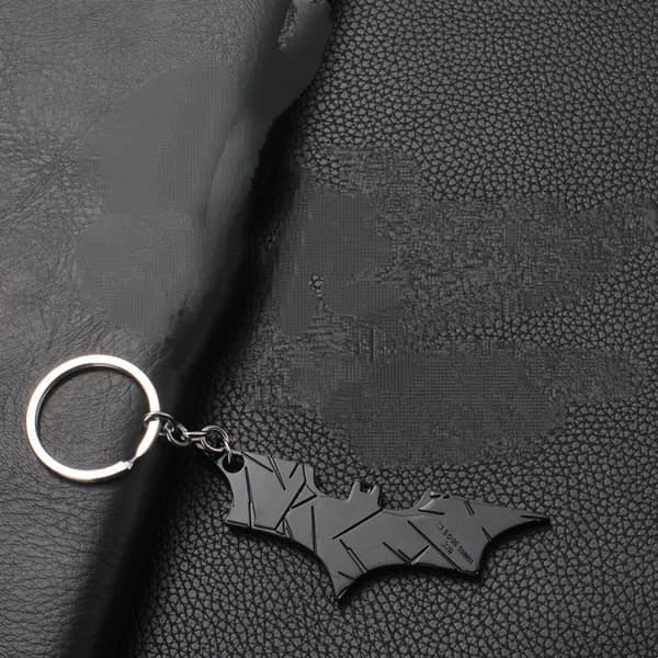 Sort Batman Nøglering Vedhæng Gave Dark Knight Nøglering C C