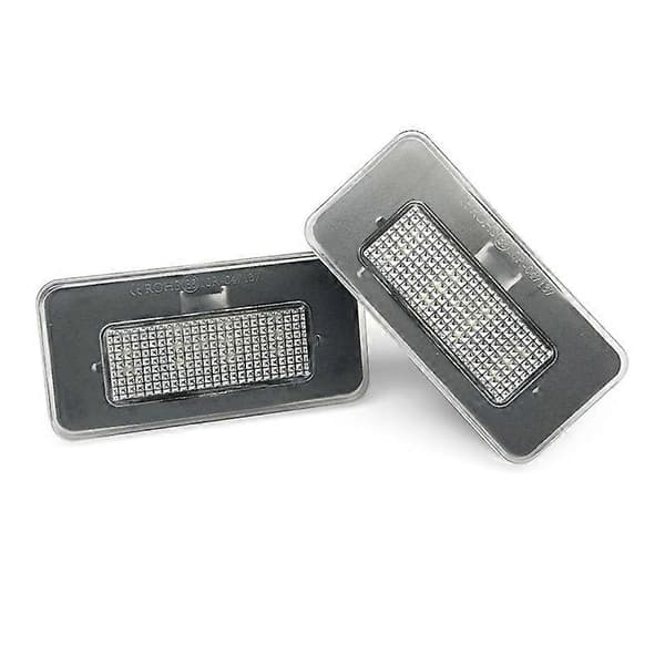 2 stk. til Tesla Model S 2017-2022 Model X 2016-2022 Hvid LED Nummerpladelys Erstat OEM 103434100A