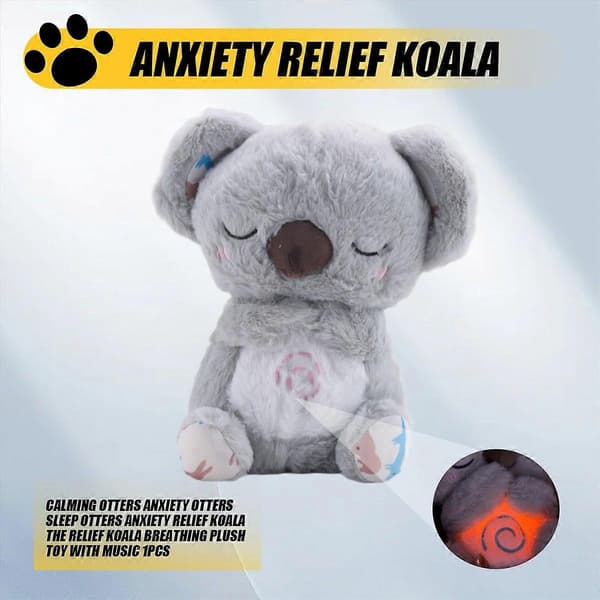 Angstlindring Koala the Relief Koala Åndedræts Plyslegetøj 1 stk