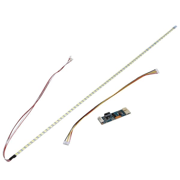 Universal Highlight Dæmpbare LED-baggrundsbelysningslamper Opdateringssæt Justerbart LED-lys til LCD-skærm 2 LED-strips