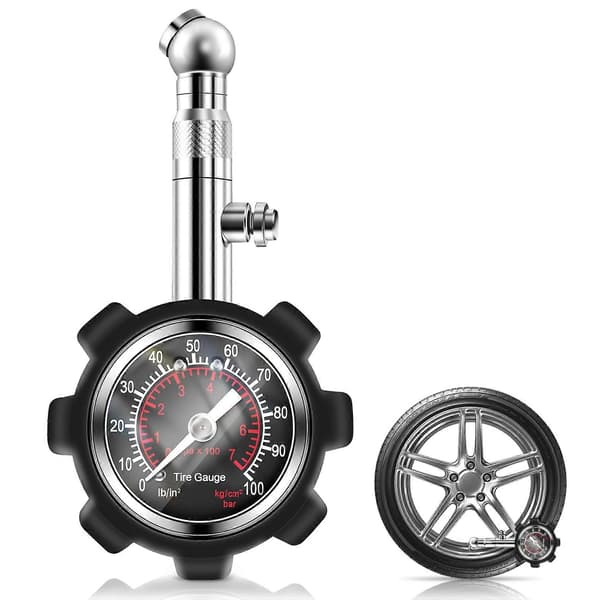 Bil 100Psi Multifunktionell Däcktrycksmätare Däcktrycksövervakningsmätare Däcktrycksmätare