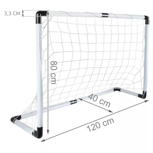 Fodboldmål til børn - Med bold & pumpe 2-pak 1400 2-pak 1400 2-Pack