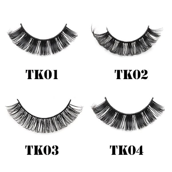 10 paria 3D Mink DD Curl venäläisiä tekoripsiä TK02 TK02