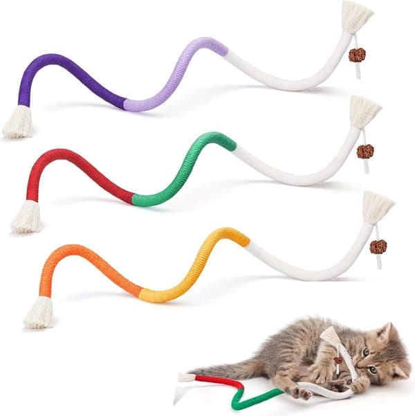 3-pack - Kattleksak Tuggleksak - Ren och säker leksak