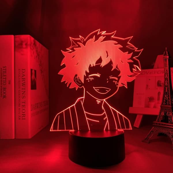 3D natlys led Izuku Midoriya Deku 3D lampe Anime My Her