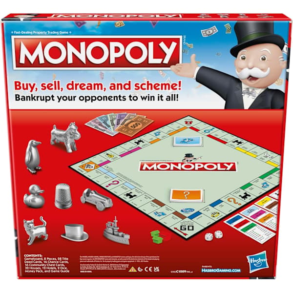 Monopoly Familiespill for 2-6 spillere, barn 8+