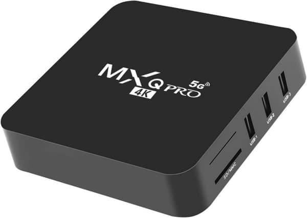 5G MXQ PRO 4K TV-BOKS Android 10.1 Quad Core Smart Mediaspiller, Oppgradert Ram 4GB ROM 32GB