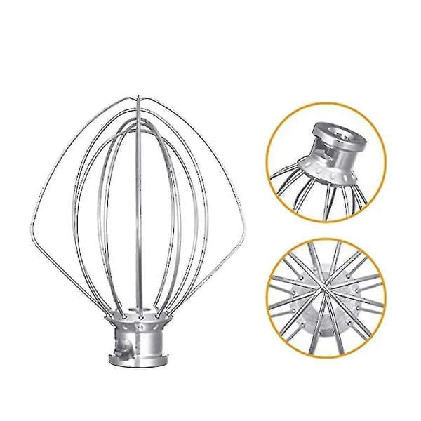 Rustfri stålvisp 5k452ww for Kitchenaid kjøkkenmaskin