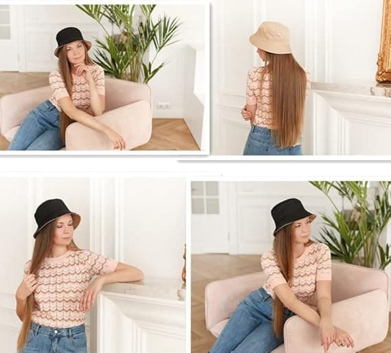 Fiskehatt Unisex Bomull Solhatt