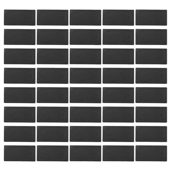 Plastik blindprop rørindsatser 25mmx50mm 40 stk. sort