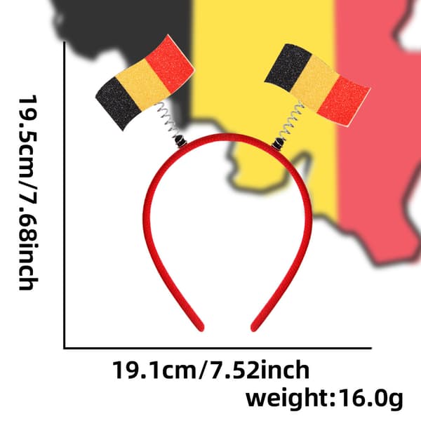 Belgia 2026 VM Supporter Pannebånd