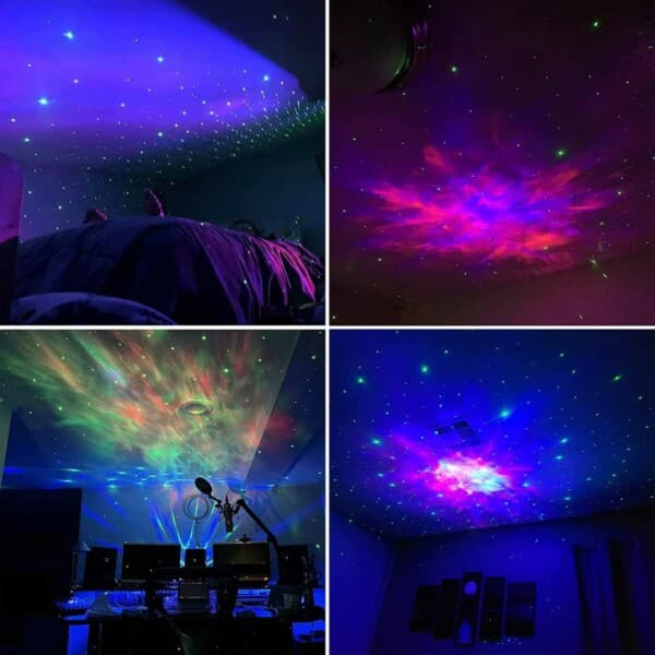 Galaxy Projector Nebula Effect - Star Projector with Remote Control White
