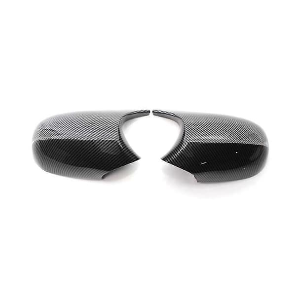 Bil Karbonfiber Mønster Sidespeildeksel Sidespeilhus Trim For 3-serie E90 E91 E92 2008-