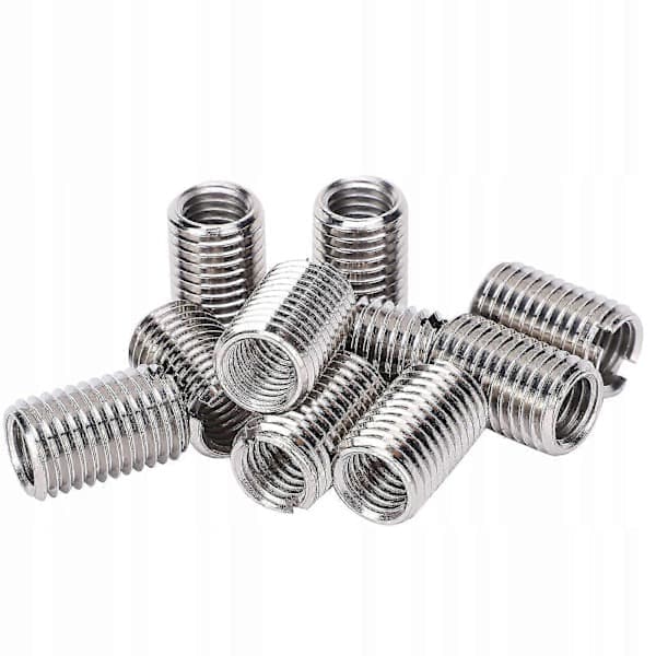10x M8 til M6 Gevindreparationsbøsninger 20mm Rustfri Reducerende Indsatser